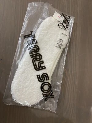 Calcetines deportivos de colección Terry Sox blancos al tobillo paquete abierto EE. UU. años 80’s Foto 1 de 4