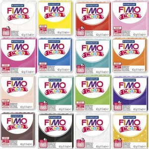 Horno de Arcilla Fimo Niños Endurecimiento Colores Surtidos Modelado Artesanías de Navidad 42g - Imagen 1 de 28