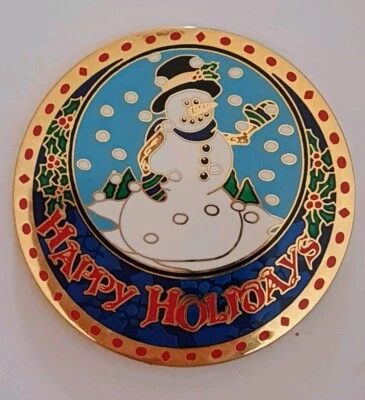 Happy Holidays Geocoin - nicht aktiviert - Weihnachtsmotiv - Bild 1 von 2