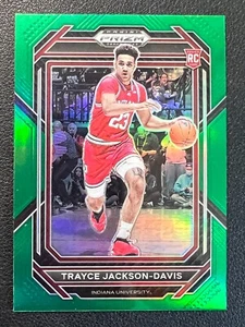 2023-24 Panini Prizm Draft Picks - Green Prizm #7 Trayce Jackson-Davis (RC) - Picture 1 of 2