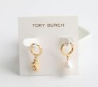 🆕authentic Tory Burch Rabbit Pear Mismatched Charm Earrings- New W/pouch!