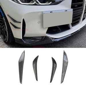 Fibra de carbono para BMW G80 M3 G82 M4 2021-22 MP spliters laterales delanteros patos aletas - Imagen 1 de 12