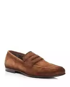 ZAPATOS MOCASINES HOMBRE TO BOOT NEW YORK CORBIN GAMUZA PENNY COLOR SIGARO TALLA 7.5M - Imagen 1 de 4