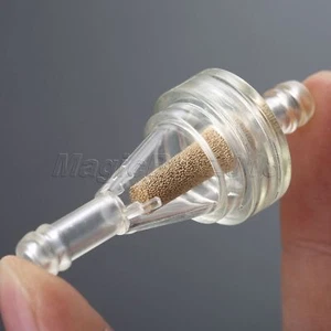 6mm Motorcycle Motorbike ATV Oil Clear Gas Fuel Inline Filter Plastic Universal - Picture 1 of 6