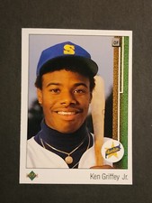 HOF Ken Griffey Jr. 1989 Upper Deck - #1 Seattle Mariners (RC) ROOKIE CARD *KG2