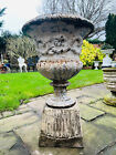 Large Victorian Cast Iron Garden Urn Planter