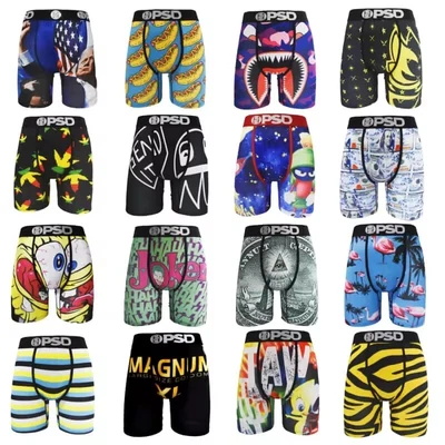 Hot New Graffiti Printing Quick Dry Men Underwear Boxers Briefs Psd Shorts Pants