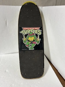 Vintage 1989 TMNT Teenage Mutant Ninja Turtles Raphael Skateboard - Picture 1 of 17