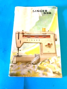SINGER SEWING MACHINE INSTRUCTION MANUAL/BOOK  538 (768)_ - Picture 1 of 3