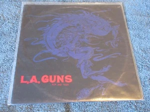 L.A. GUNS- RIP AND TEAR 1989 VINYL 12" SINGLE GLAM METAL HARD ROCK POISON WASP - Bild 1 von 3