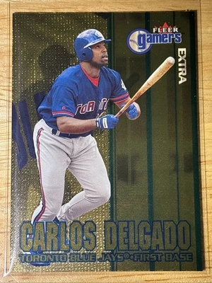 Fleer Gamers Carlos Delgado 2000 oro extra #83 Toronto Blue Jays  Foto 1 de 2