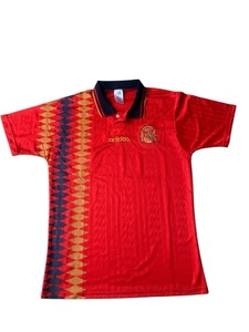 Camiseta Adidas España Hombre Mediana Casa Roja 1994/96 - Imagen 1 de 10