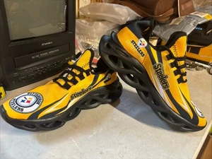 Pittsburgh Steelers personalisierte NFL Max Soul Schuhe Unisex Geschenk für die Fans Gr.9 - Bild 1 von 6