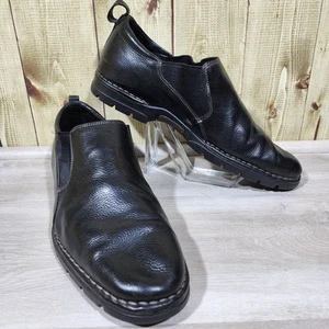 Cole Haan Herren 13 M Schwarz Kiesel Leder Nike Air Sohlen Halbschuh Schuhe Slipper - Bild 1 von 9