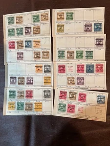 129 Diff Old Type Buro Precancel Stamps - Picture 1 of 3