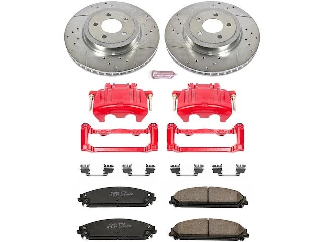 Kit de pastillas de freno delanteras y rotor para Dodge Magnum 2005-2008 2006 2007 CR231JT Foto 1 de 1