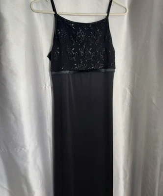 Vestido Byer too california talla M Negro Brillante Vestido Formal/Fiesta Foto 1 de 4