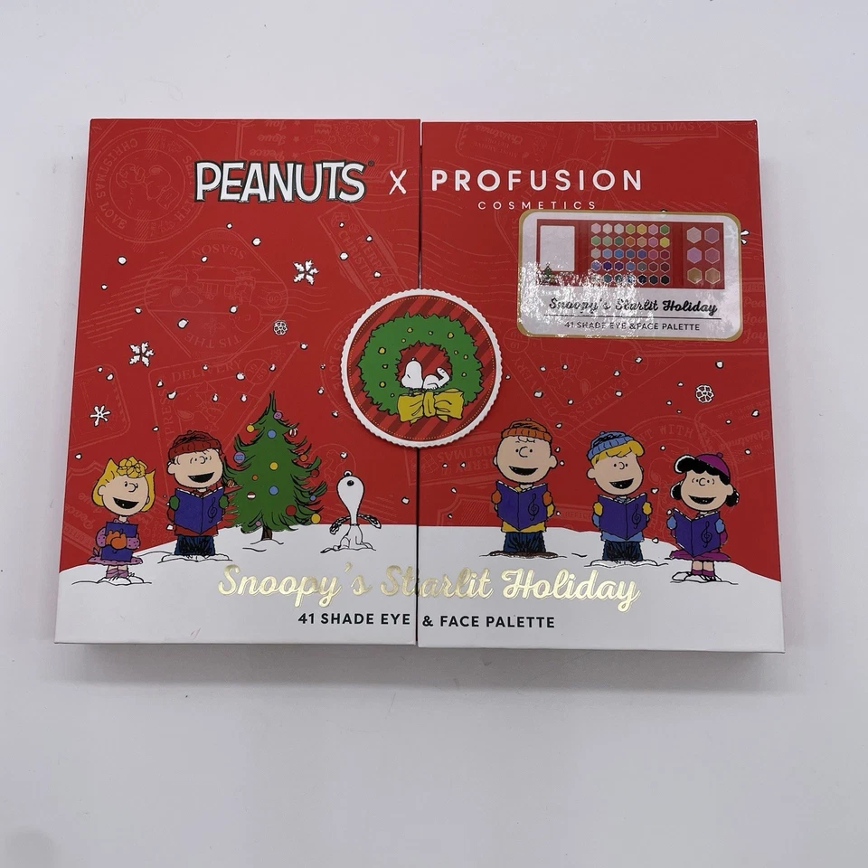 Profusion X Peanuts "Snoopy's Starlit Holiday" 41 Shade Eye & Face Palette