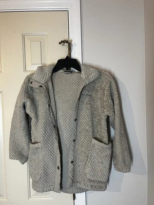 Columbia Fireside куртка с капюшоном шерпа девочек M (10/12) желтовато-коричневый/Biege  - Изображение 1 из 4