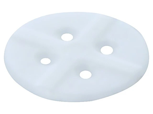 5X 108-021 Distanzmuffe LED ØAußen: 5,7mm L: 0,5mm weiss BIVAR - Bild 1 von 1