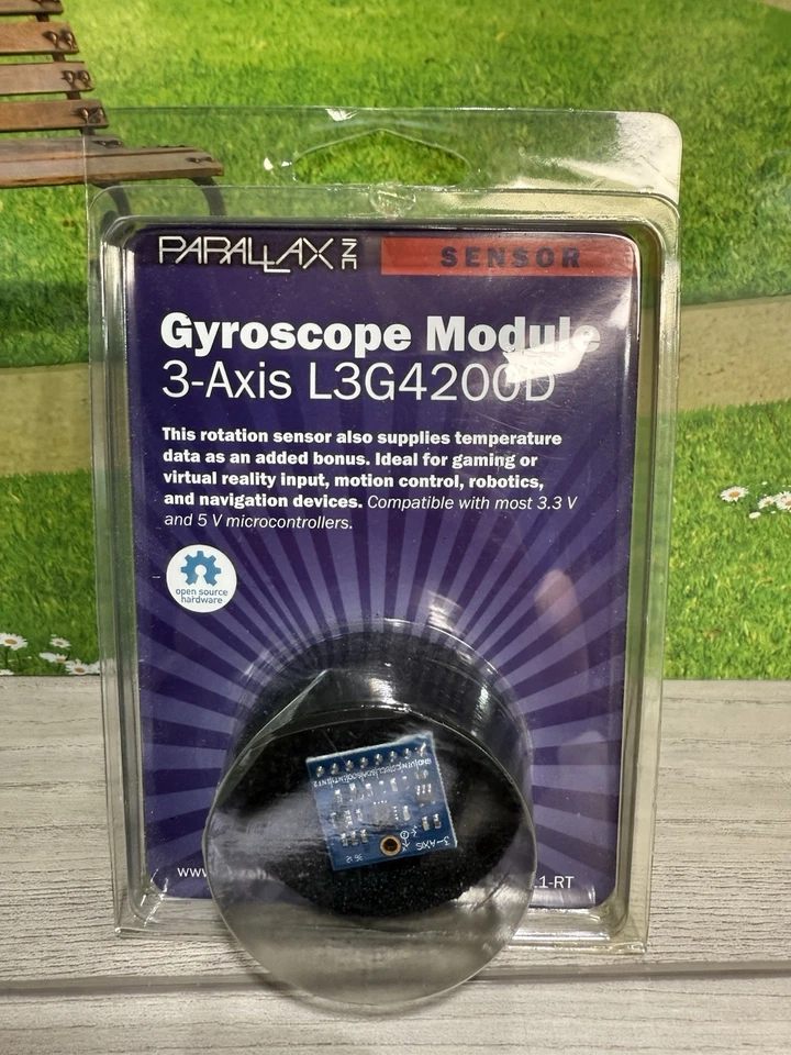 PARALLAX Sensor GYROSCOPE MODULE 3-AXIS L3G4200D Supplies temperature Data - Image 1 of 2