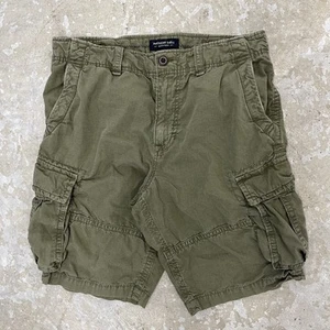 American Eagle Cargo Shorts Mens 33 Longer Length Ripstop Utility Pockets Summer - Picture 1 of 13
