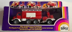SIKU 2913 Mercedes Benz  Unimog Fire Brigade Truck & Trailer N/MINT BOXED  - Picture 1 of 18