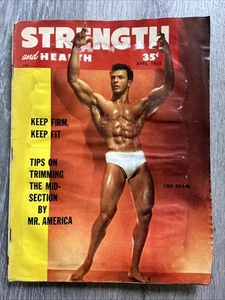 STRENGTH & HEALTH Magazine LOU DEGNI MR AMERICA + WEIGHTLIFTING APR 1955 V 23 4 - Picture 1 of 1