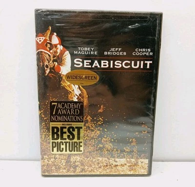 Seabiscuit (DVD) Tobey Maguire Dreamworks 2003 (New Sealed) - Image 1 of 2