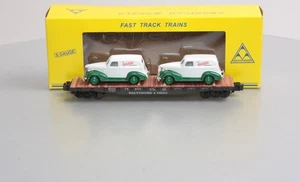 American Models 78373 The Central Ohio Krispy Kreme Vans on B&O Flatcar LN/Box - Picture 1 of 10