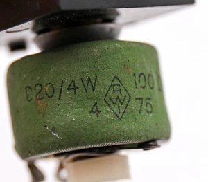 RWI Potentiometer Drahtwiderstand Keramik D20/4W 100 Ohm Elektrotechnik - Bild 1 von 6
