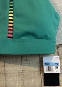 NWT Women’s Dri-Fit Indy Rainbow Ladder Light-Support Padded High-Neck Bra Med. - Picture 1 of 7