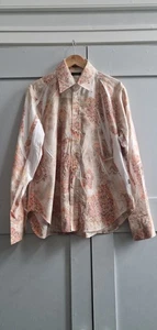 Vintage Guess Collection Paisley Shirt Made in Yugoslavia 80s 90s Large - Picture 1 of 11