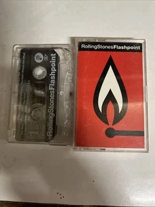 Rolling Stones - Flashpoint 1991 Live Recording Cassette Tape Sony Canada - Picture 1 of 2