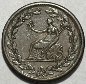 GREAT BRITAIN - 1811 ½ Penny British Copper Company Token - "VINCIT AMOR PATRIÆ" - Picture 1 of 2
