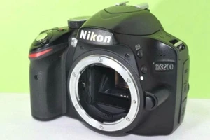 Nikon D3200 DSLR Digital Camera 24.2MP 18-55mm 55-200mm Lens 255105GR - Picture 1 of 6