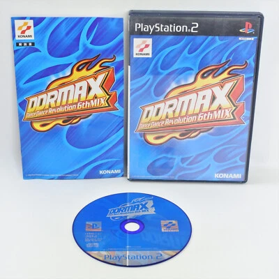 DDRMAX Dance Dance Ravolutuion 6th Mix ddr Max PS2 Playstation 2 For JP 2109 p2 - Image 1 of 4