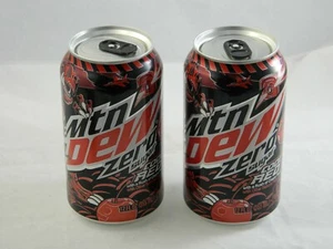 Mountain Dew Code Red Zero Sugar Etiqueta Artística Completa 12 OZ Lata Nueva 2022 MTN - Imagen 1 de 11