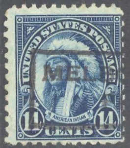 Scott 695 ⊙, The 14¢ Chief Hollow Horn Bear Issue from 1931 - used - Bild 1 von 1