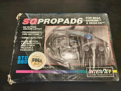 New Sega Genesis SG ProPad 6 Controller SV-439 6 Button Programmable Controller - Image 1 of 4