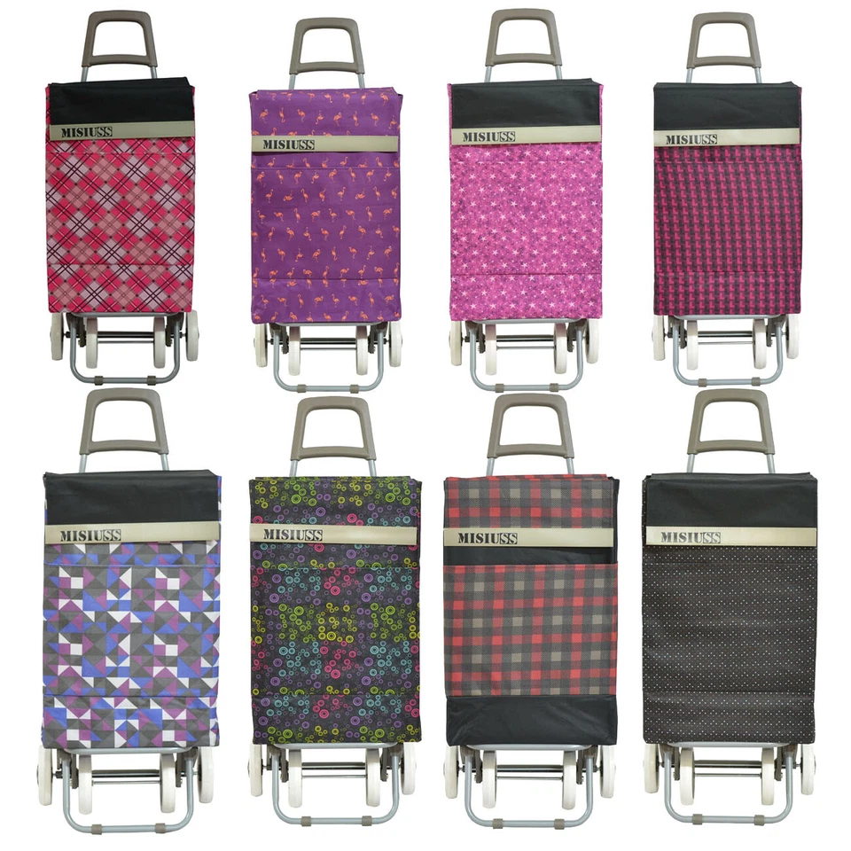 Carro de la compra compras 4 Ruedas 2 Bolsillos bolsa Calidad envio 24/48 horas - Imagen 1 de 1