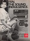 Fujitsu Ten - Car Audio - Original Magazine Ad - 1984