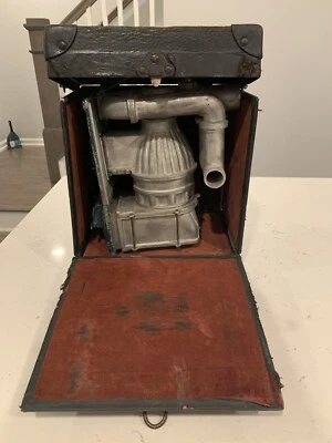 Horno majestuoso original antiguo de muestra de vendedor con estuche extremadamente raro Foto 1 de 4