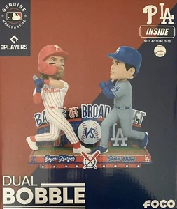 Bryce Harper & Shohei Ohtani Phillies & LAD Battle off Broad Street Bobblehead - Picture 1 of 1
