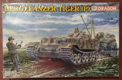 Dragon 1/35 Bergepanzer Tiger (P) Nuevo en Caja Sellada de Fábrica Foto 1 de 3
