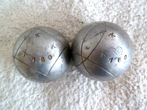 Doublette - Boules de Pétanque - JB - K - 2 etoiles - 760 gr - 75 mm - Photo 1/1
