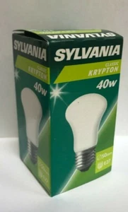 Sylvania Krypton Glühlampe 40W E27 Opal weiß 230V NEU Kryptonlampe code:0003363 - Bild 1 von 2