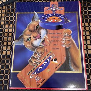 New Listing1993 Florida Panthers Inaugural Game Opening Night Program Vs Penguins
