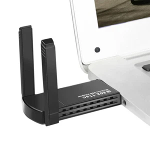 WiFi6 USB WiFi Adapter USB3.0 Wifi Dongle Receiver 1800Mbps For PC Laptop Window - Afbeelding 1 van 12
