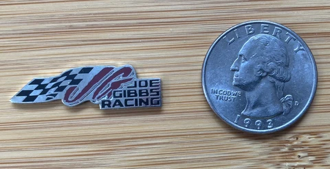 JG - JOE GIBBS RACING Hat, Lapel, Shirt PIN (Held on by Magnet) WinCraft NASCAR Cover